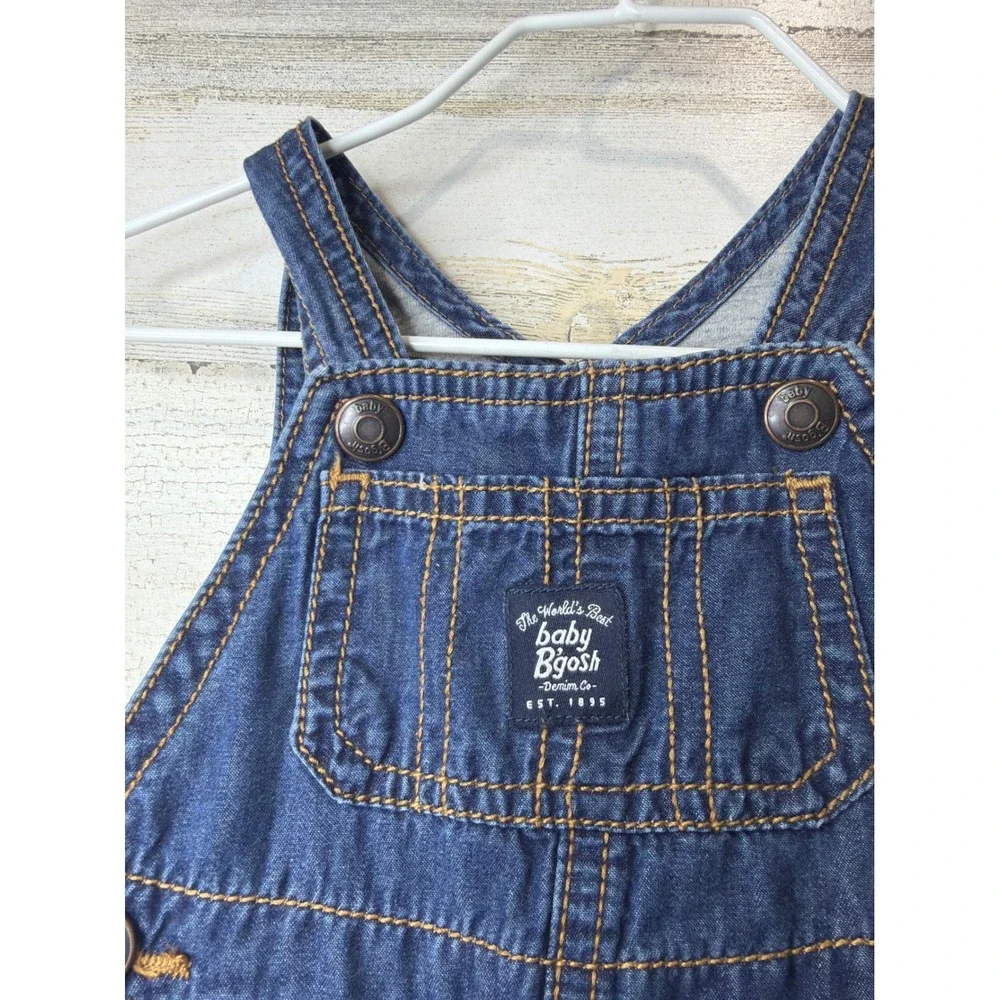 Carter's OshKosh Bundle Boys 3M Blue Construction Denim Organic Workwear